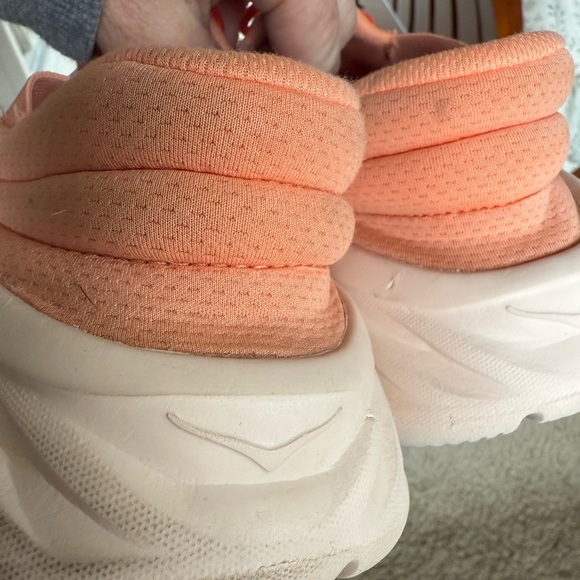 HOKA Women’s Ora Recovery Shoe 2 Cantaloupe/Fiesta Colorway Size 9 Slip On - Picture 10 of 10